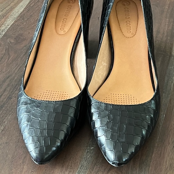 Black block heel pump - Picture 3 of 5